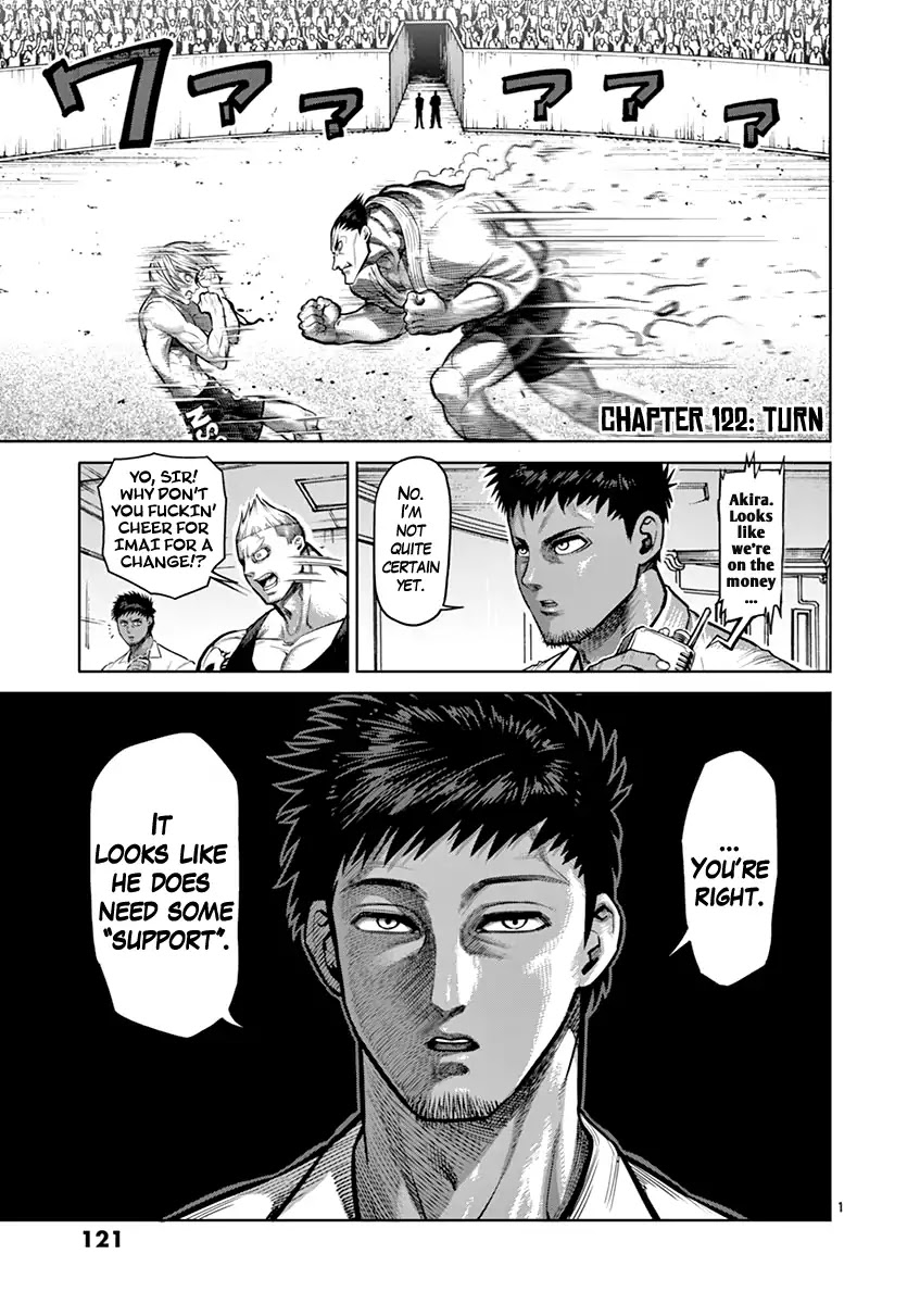 Kengan Asura Chapter 122 page 1 - Chapter 122: Turn