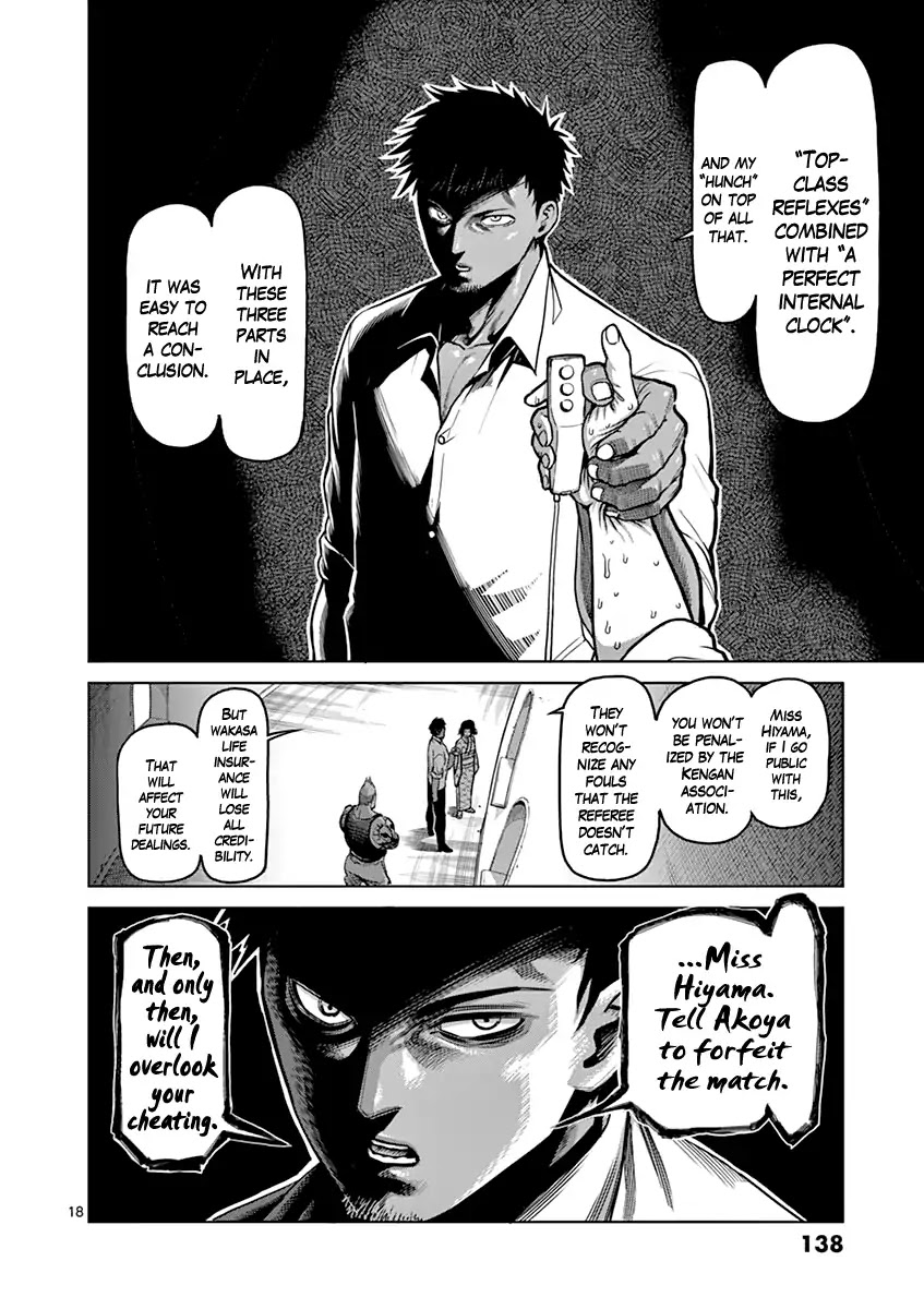 Kengan Asura Chapter 122 page 18 - Chapter 122: Turn