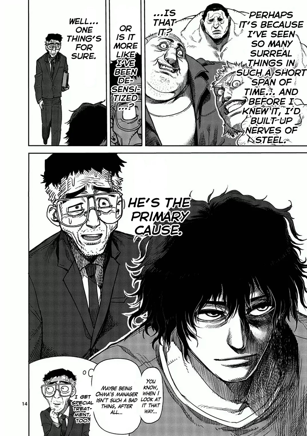 Kengan Asura Chapter 13 page 14 - Chapter 13: Change