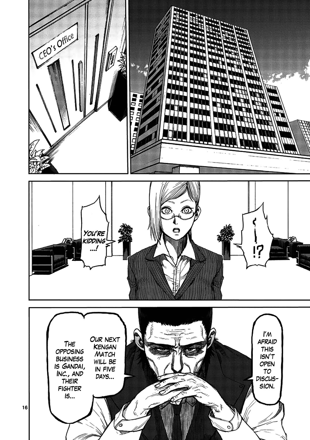 Kengan Asura Chapter 13 page 16 - Chapter 13: Change
