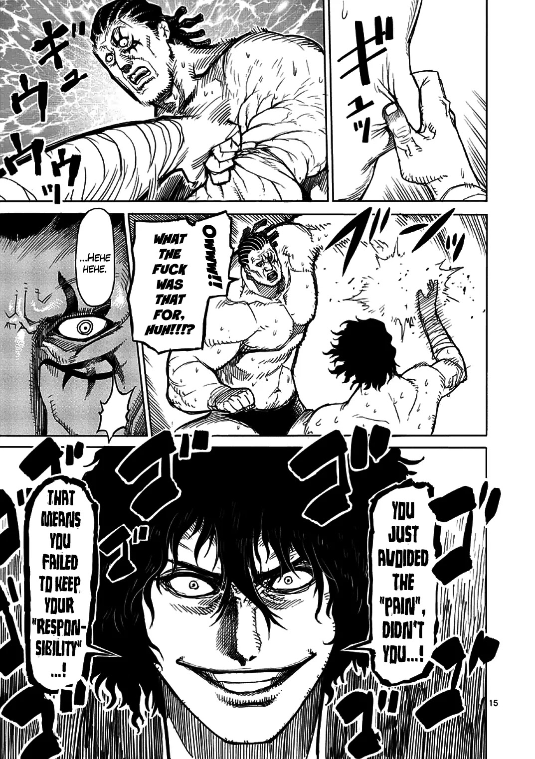 Kengan Asura Chapter 14 page 15 - Chapter 14: Strong