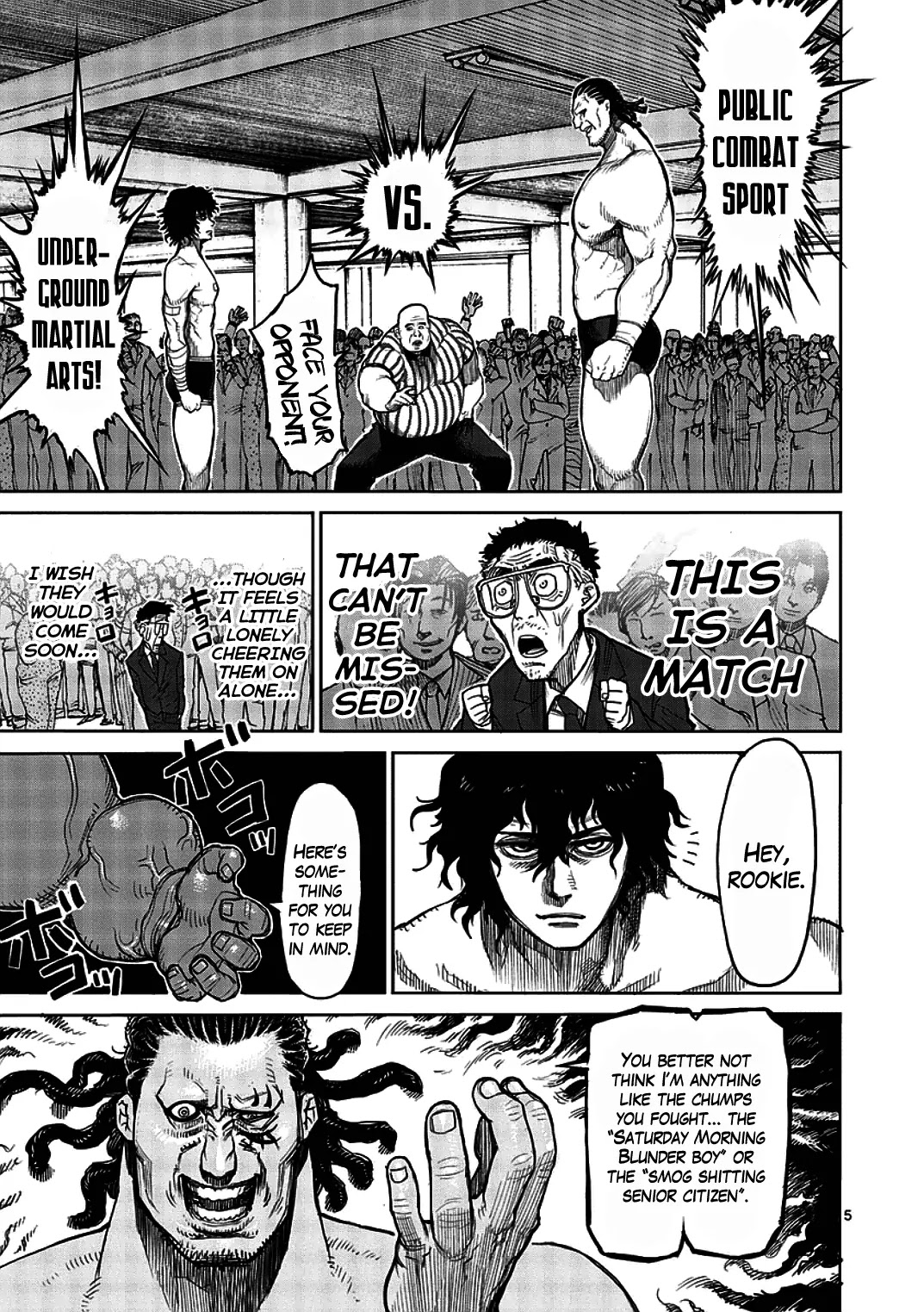 Kengan Asura Chapter 14 page 5 - Chapter 14: Strong