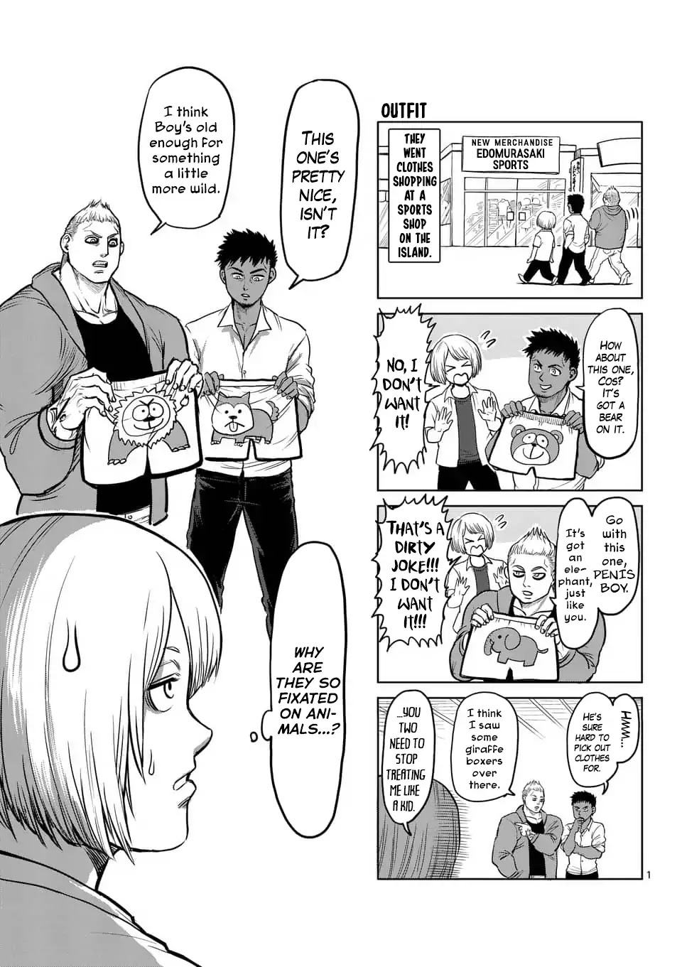 Kengan Asura Chapter 140.5 page 4 - Chapter 140.5: 4-Panel Extras (2)