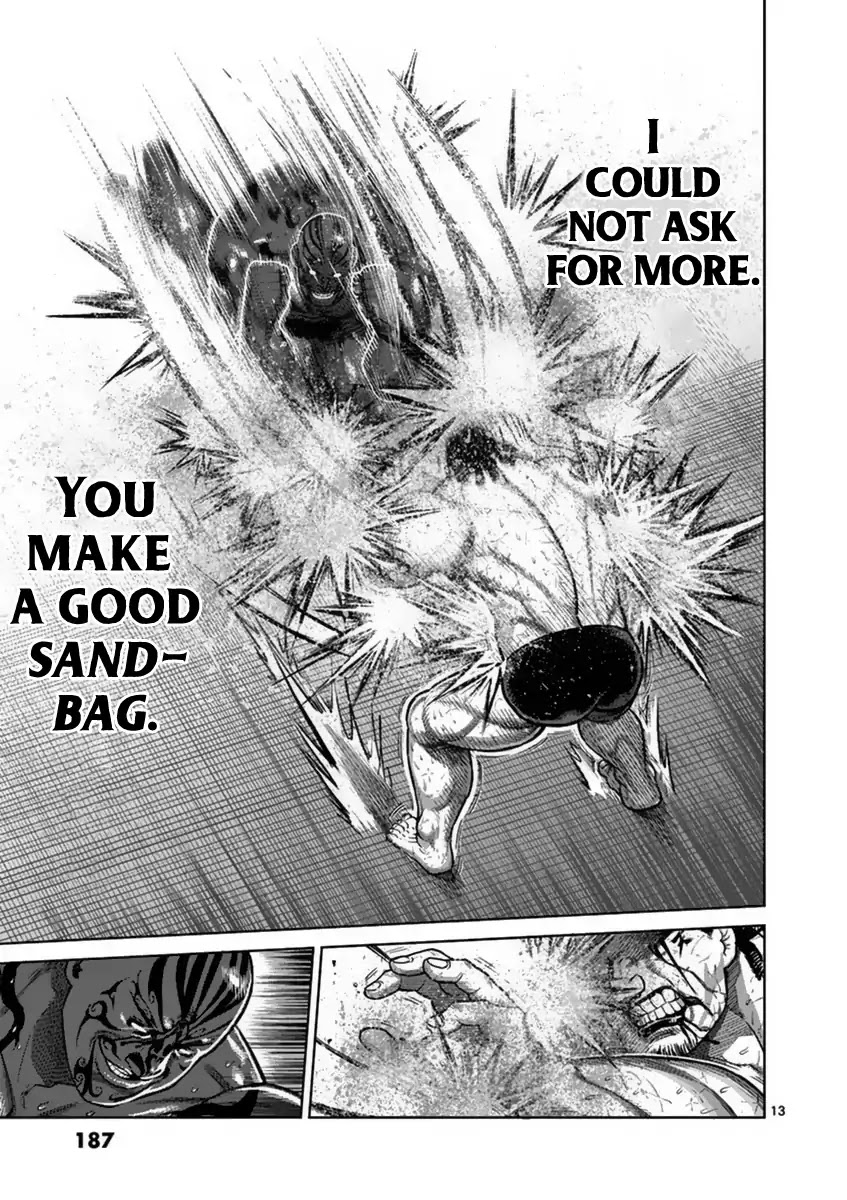 Kengan Asura Chapter 143 page 13 - Chapter 143: Sacrifire