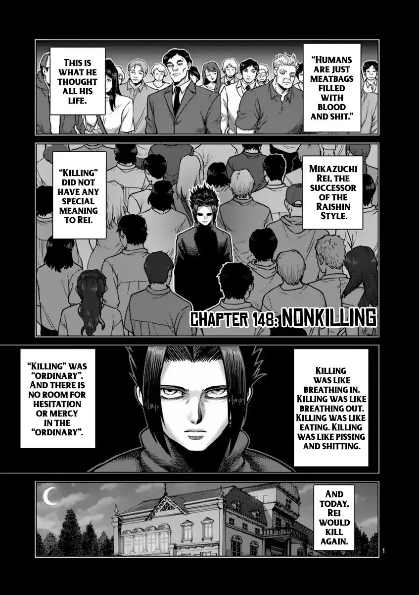 Kengan Asura Chapter 148 page 1 - Chapter 148: Nonkilling