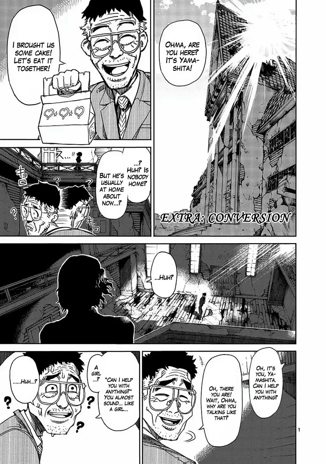 Kengan Asura Chapter 15.5 page 1 - Chapter 15.5: Conversion