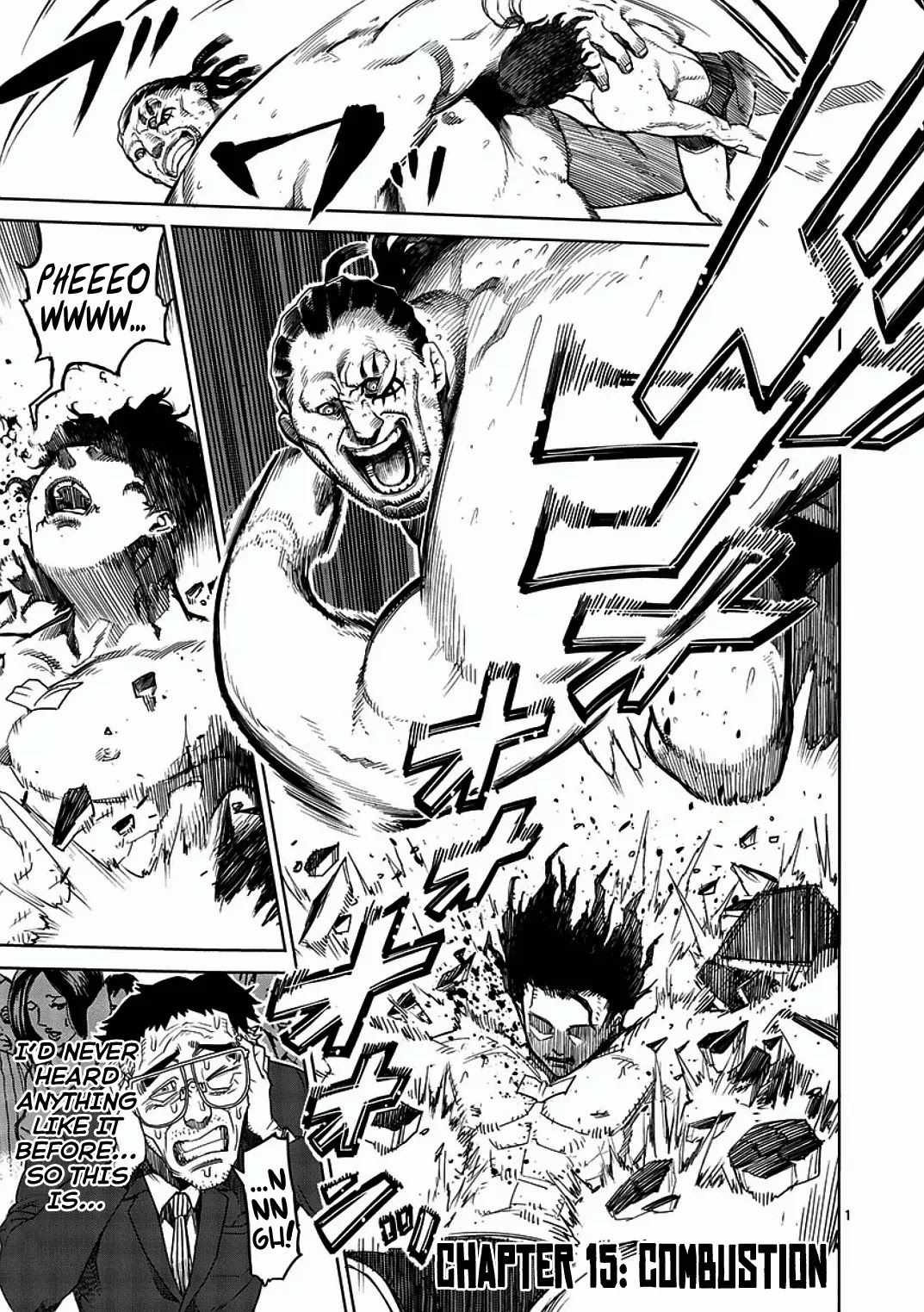 Kengan Asura Chapter 15 page 1 - Chapter 15: Combustion