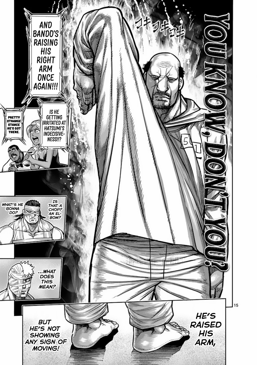 Kengan Asura Chapter 160 page 15 - Chapter 160: Explosion