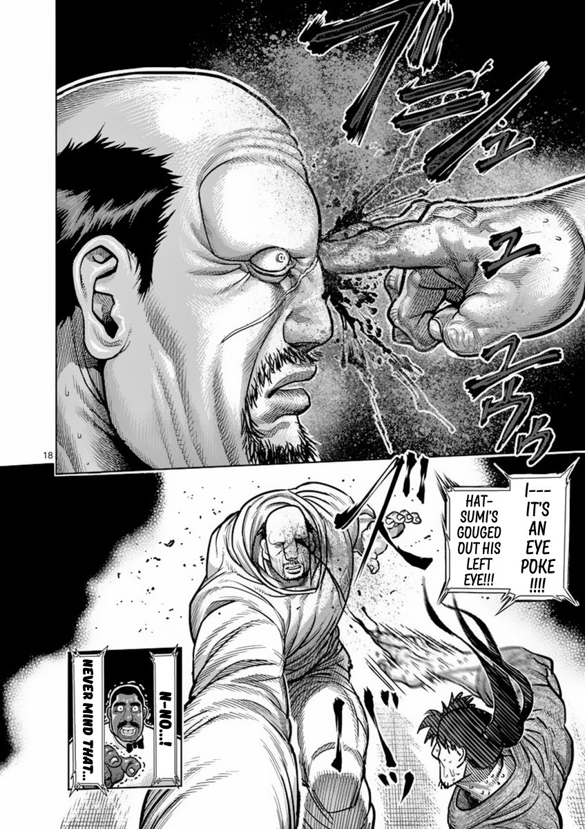 Kengan Asura Chapter 160 page 18 - Chapter 160: Explosion