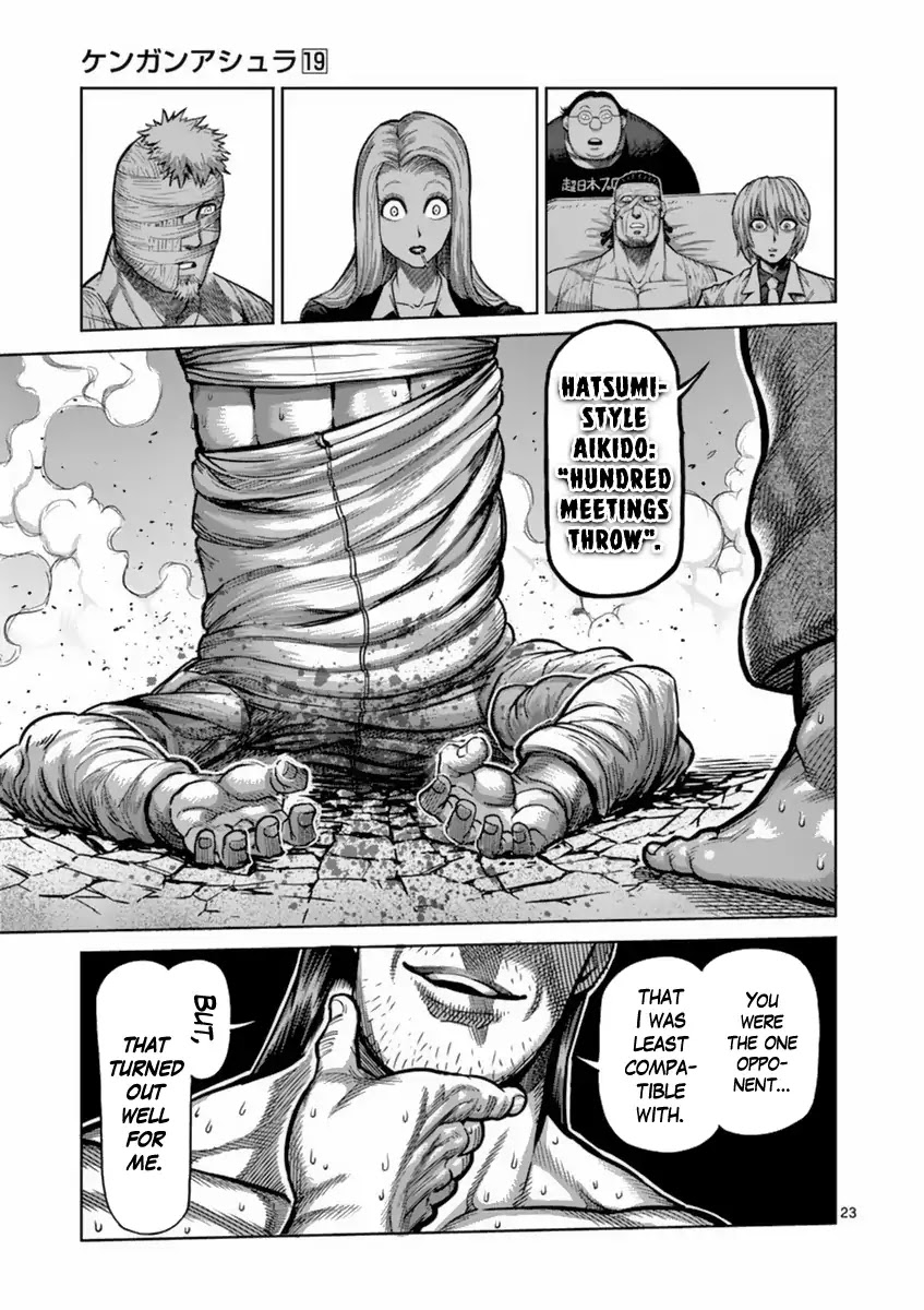 Kengan Asura Chapter 162 page 23 - Chapter 162: Hatsumi