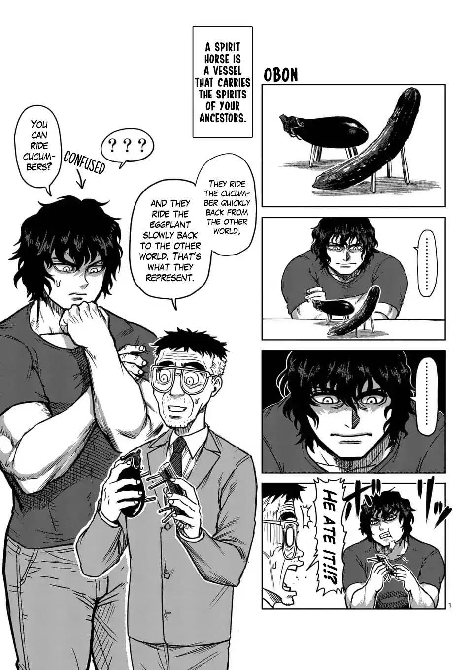 Kengan Asura Chapter 164.5 page 12 - Chapter 164.5: 4-Panel Extras (3)