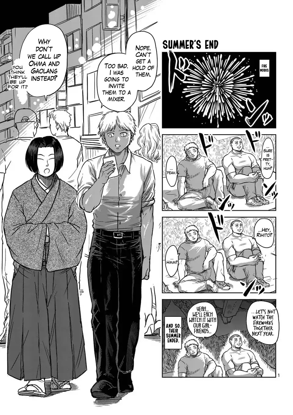 Kengan Asura Chapter 164.5 page 14 - Chapter 164.5: 4-Panel Extras (3)