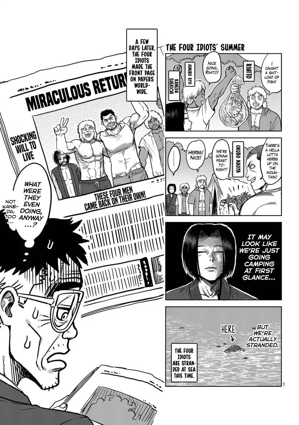 Kengan Asura Chapter 164.5 page 9 - Chapter 164.5: 4-Panel Extras (3)