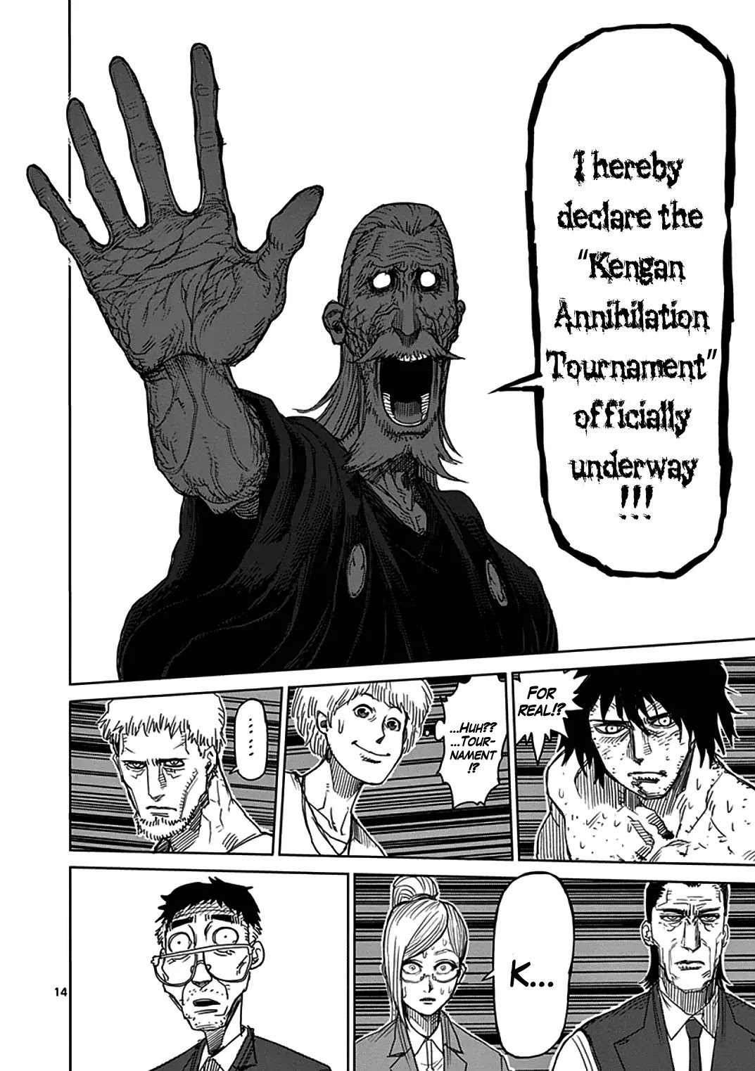 Kengan Asura Chapter 17 page 14 - Chapter 17: Annihilation