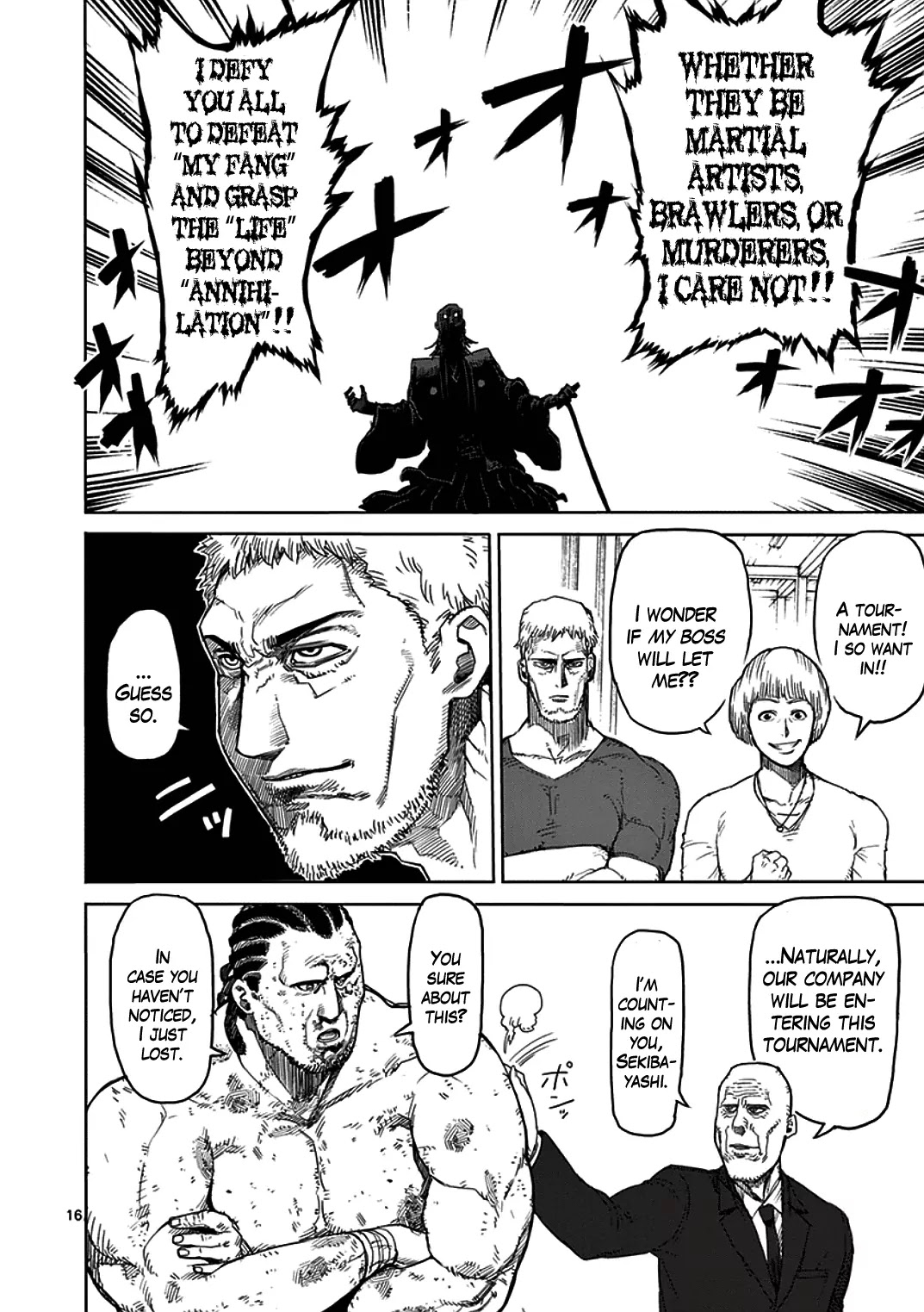 Kengan Asura Chapter 17 page 16 - Chapter 17: Annihilation