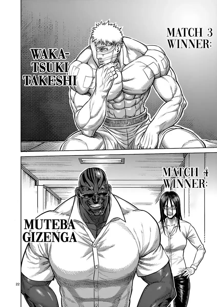 Kengan Asura Chapter 170 page 22 - Chapter 170