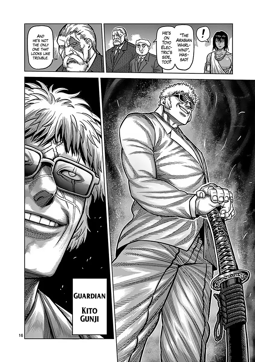 Kengan Asura Chapter 175 page 16 - Chapter 175: Mutiny