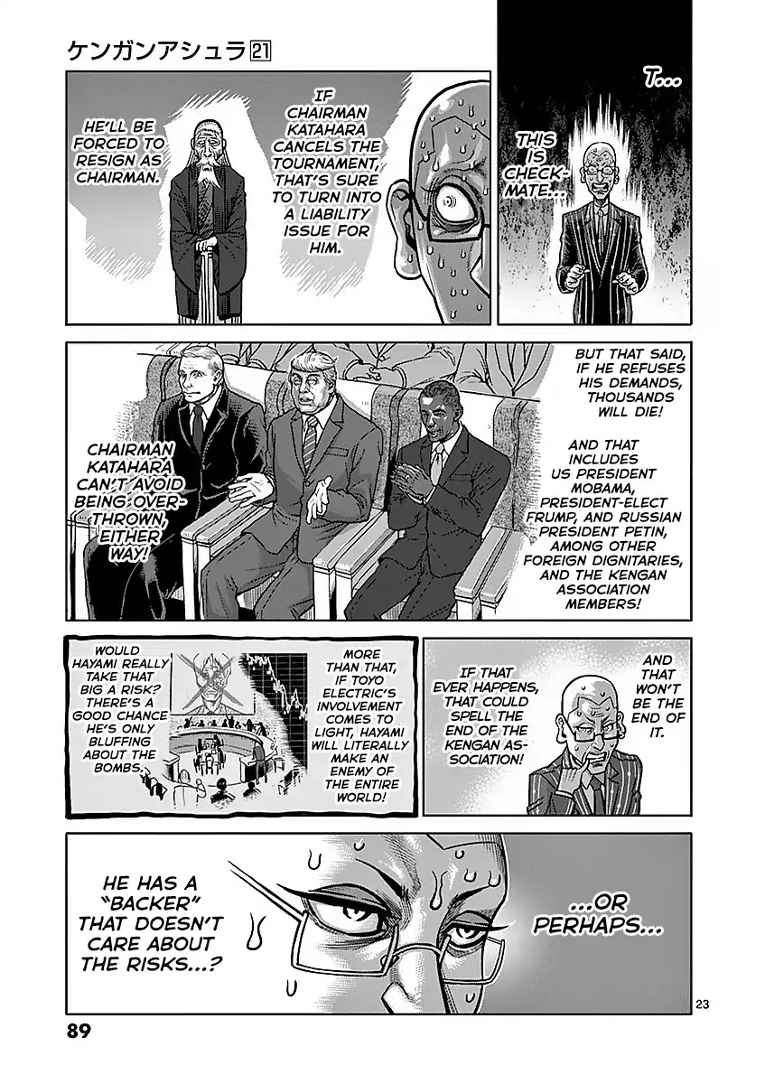 Kengan Asura Chapter 175 page 23 - Chapter 175: Mutiny