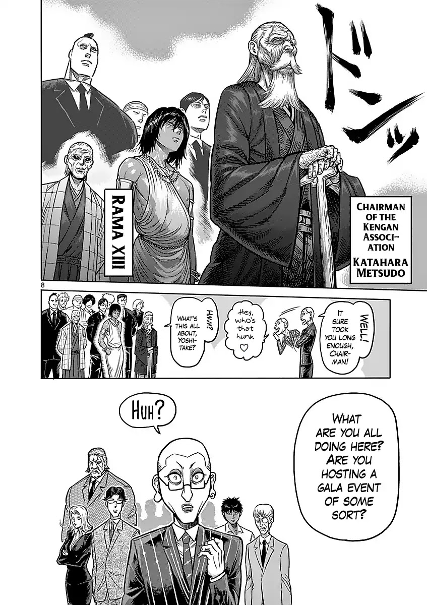 Kengan Asura Chapter 175 page 8 - Chapter 175: Mutiny