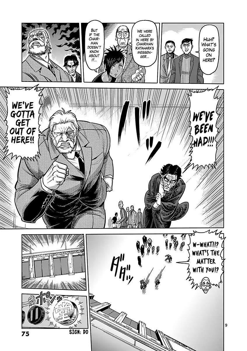 Kengan Asura Chapter 175 page 9 - Chapter 175: Mutiny
