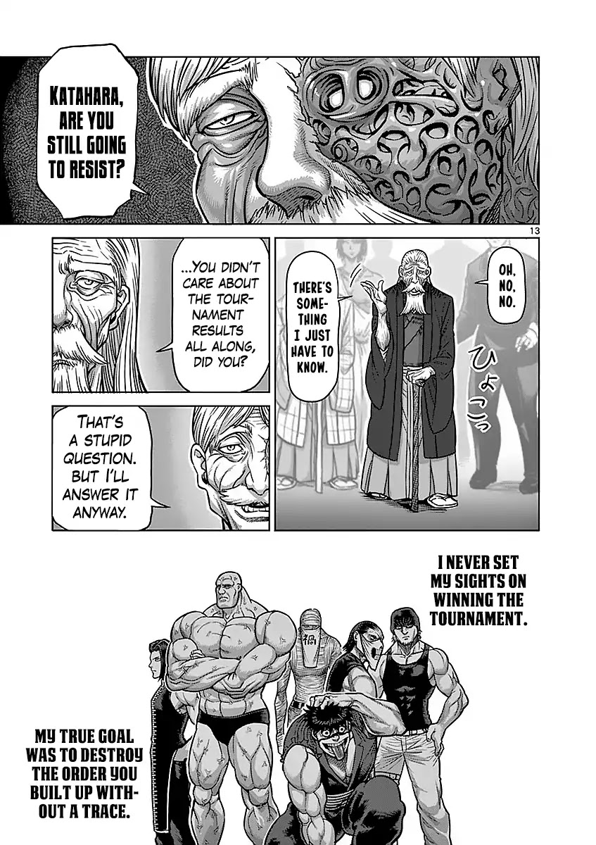 Kengan Asura Chapter 176 page 13 - Chapter 176: Rebellion