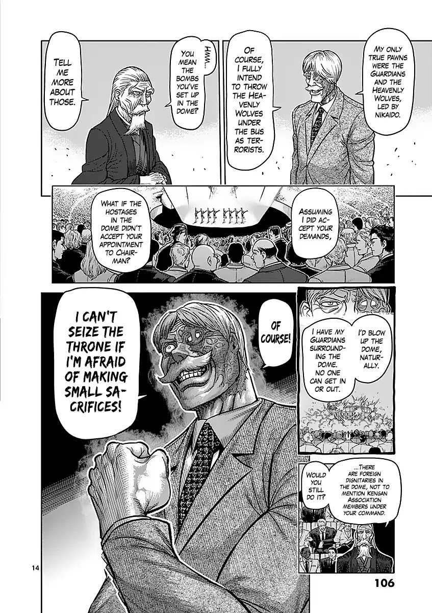 Kengan Asura Chapter 176 page 14 - Chapter 176: Rebellion