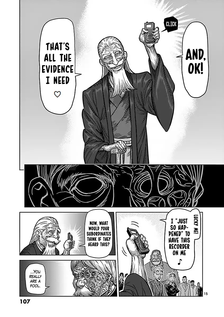 Kengan Asura Chapter 176 page 15 - Chapter 176: Rebellion