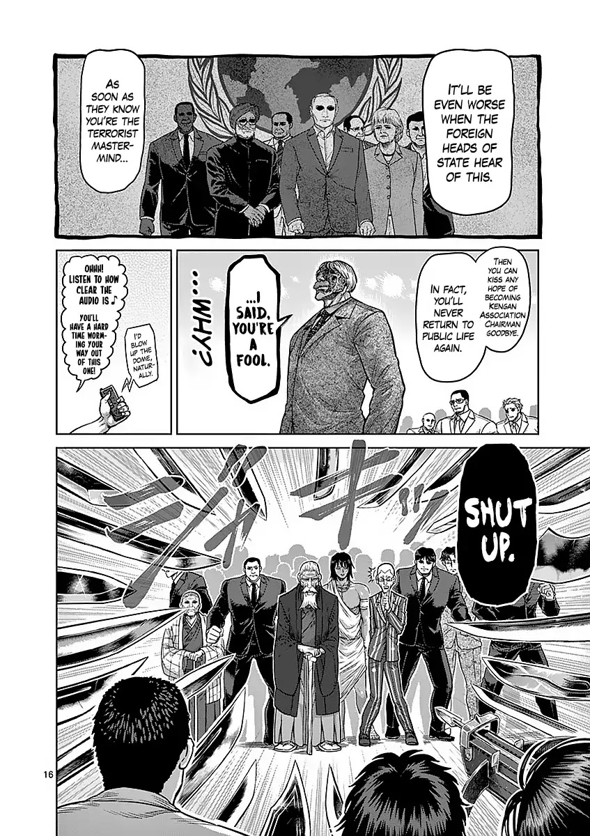 Kengan Asura Chapter 176 page 16 - Chapter 176: Rebellion