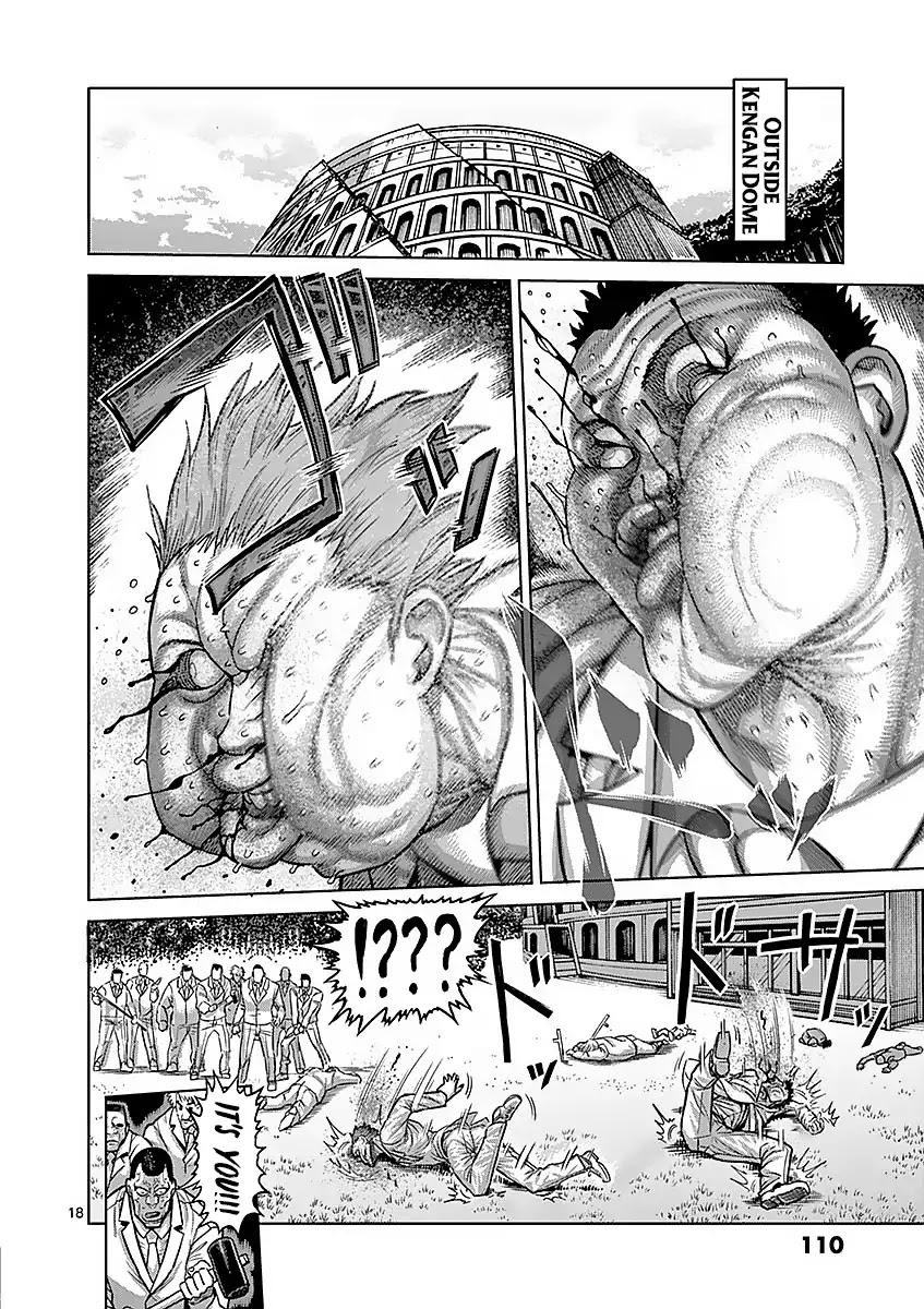 Kengan Asura Chapter 176 page 18 - Chapter 176: Rebellion