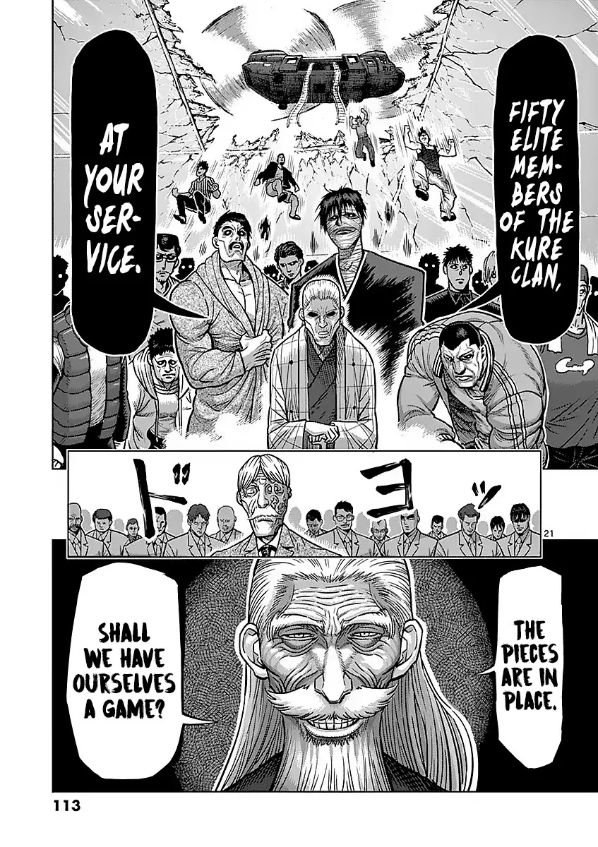 Kengan Asura Chapter 176 page 21 - Chapter 176: Rebellion
