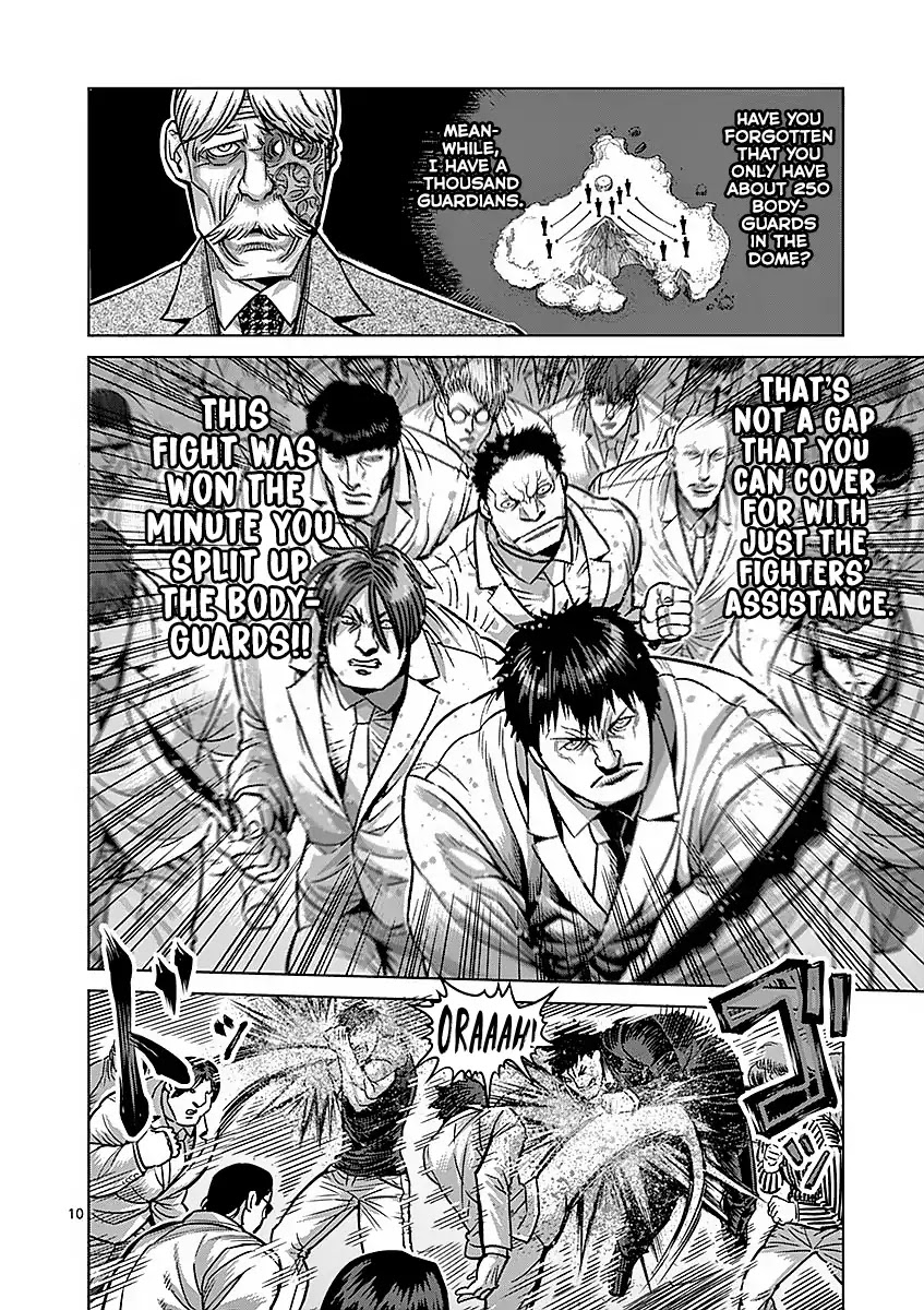 Kengan Asura Chapter 177 page 10 - Chapter 177: Melee