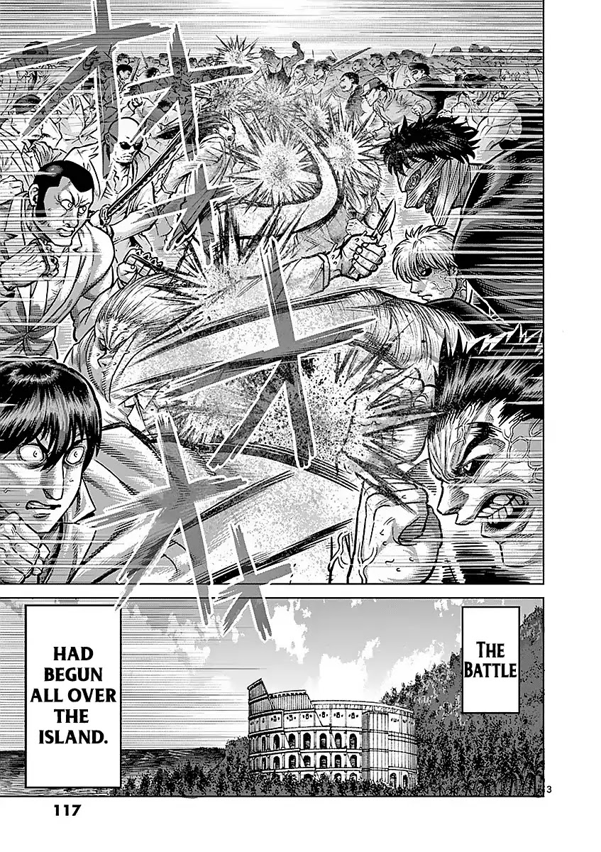 Kengan Asura Chapter 177 page 3 - Chapter 177: Melee