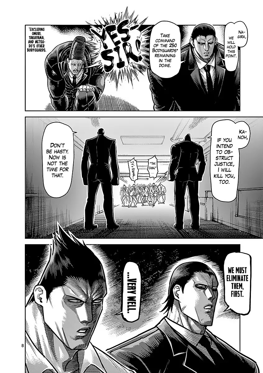 Kengan Asura Chapter 177 page 8 - Chapter 177: Melee