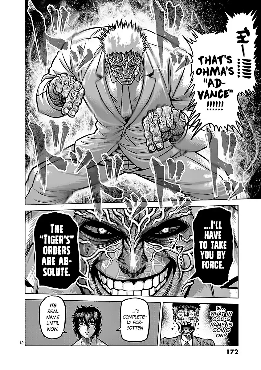 Kengan Asura Chapter 179 page 12 - Chapter 179: Long Min