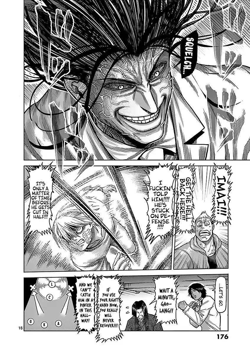 Kengan Asura Chapter 179 page 16 - Chapter 179: Long Min