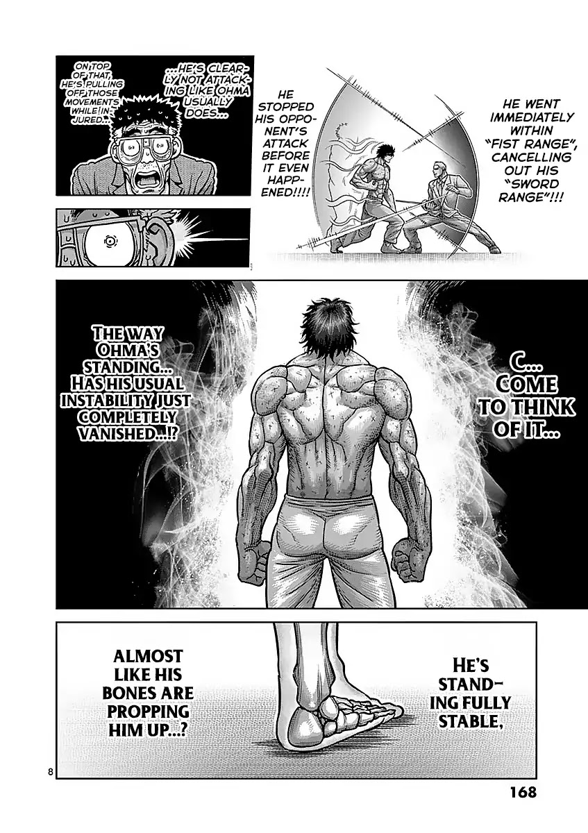 Kengan Asura Chapter 179 page 8 - Chapter 179: Long Min