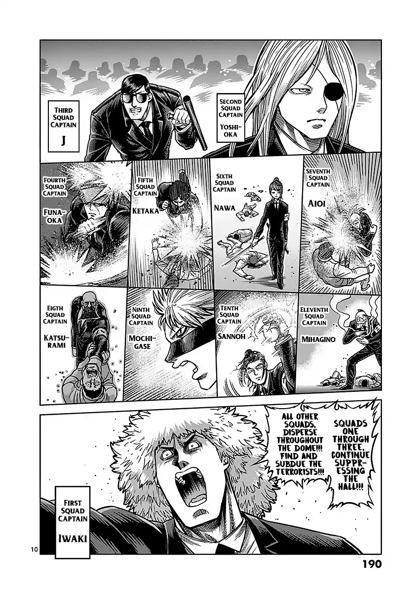 Kengan Asura Chapter 180 page 10 - Chapter 180: Suppression