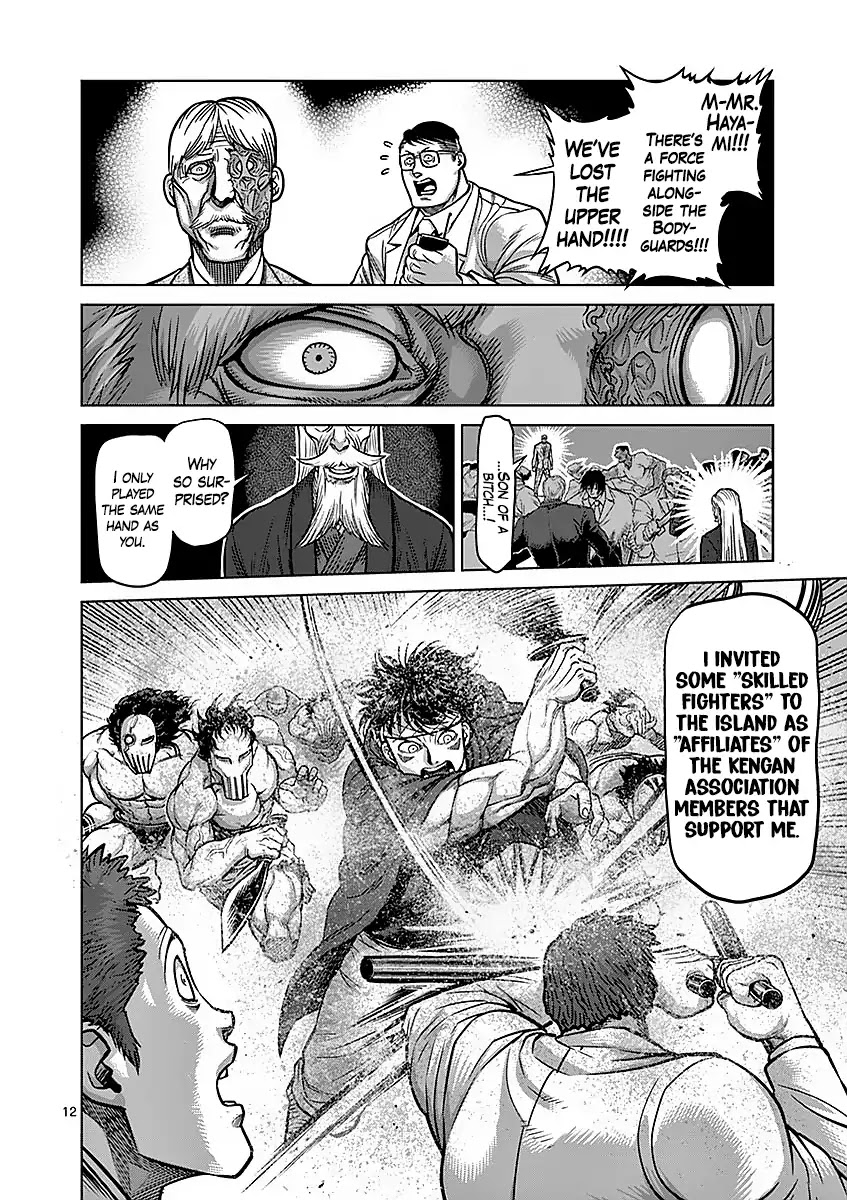 Kengan Asura Chapter 180 page 12 - Chapter 180: Suppression
