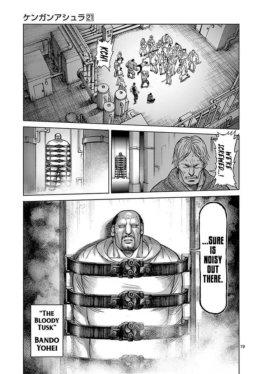 Kengan Asura Chapter 180 page 19 - Chapter 180: Suppression