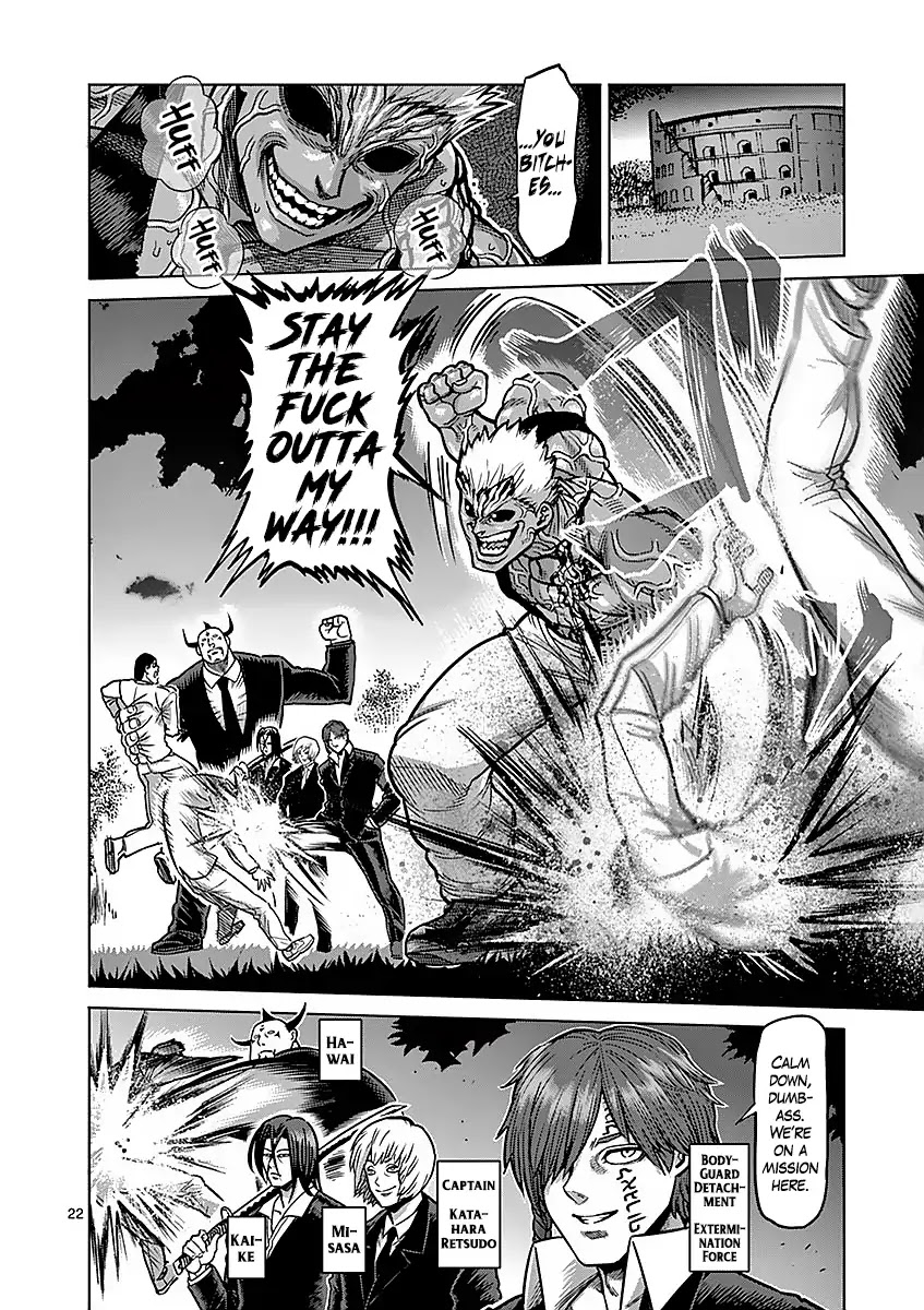 Kengan Asura Chapter 180 page 22 - Chapter 180: Suppression