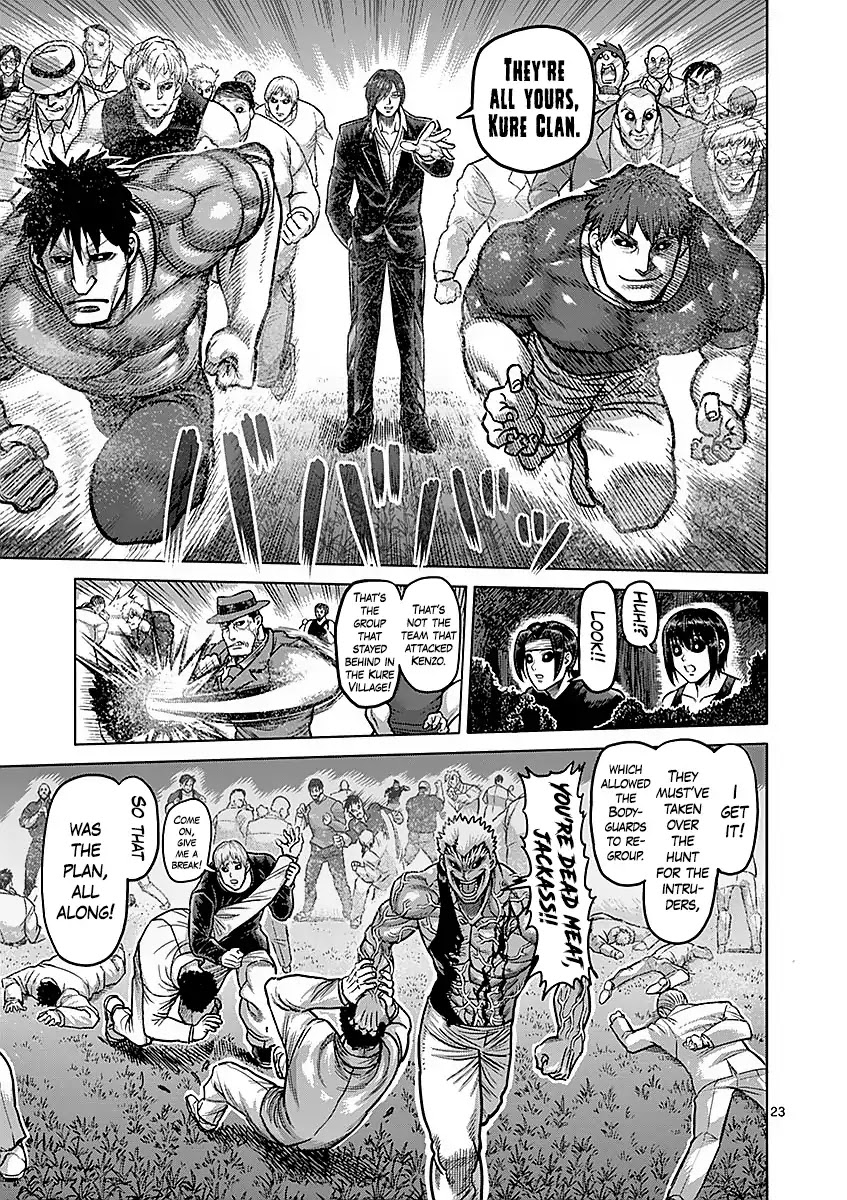 Kengan Asura Chapter 180 page 23 - Chapter 180: Suppression