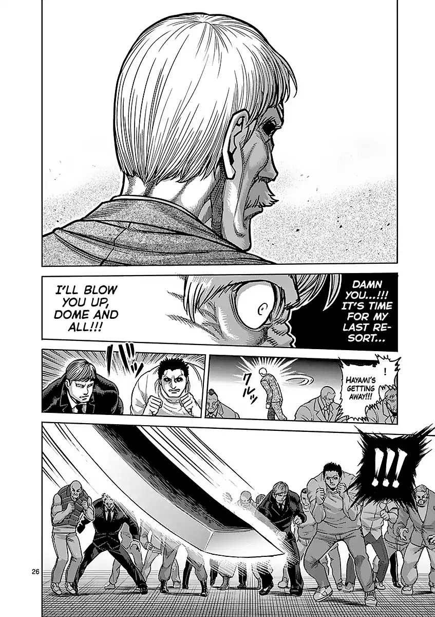 Kengan Asura Chapter 180 page 26 - Chapter 180: Suppression