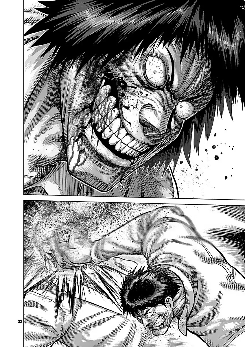 Kengan Asura Chapter 180 page 32 - Chapter 180: Suppression
