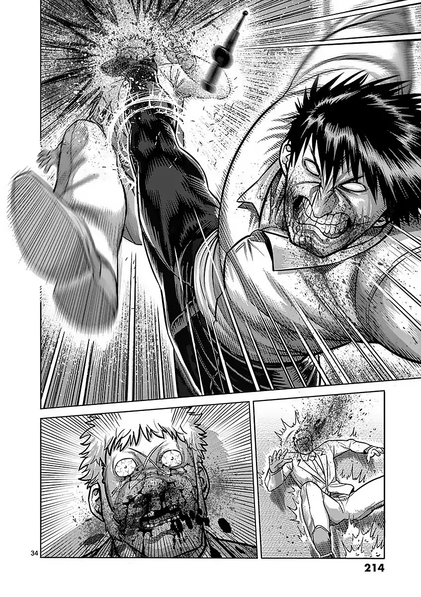 Kengan Asura Chapter 180 page 34 - Chapter 180: Suppression