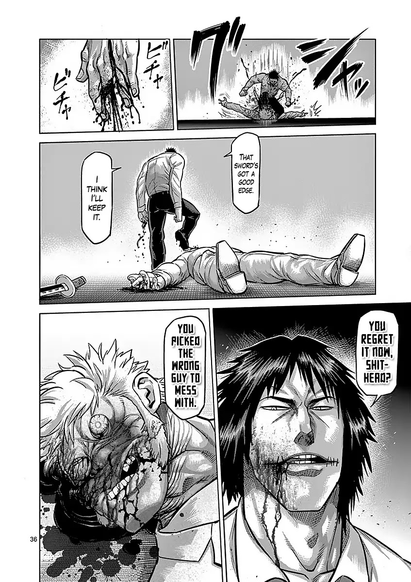 Kengan Asura Chapter 180 page 36 - Chapter 180: Suppression
