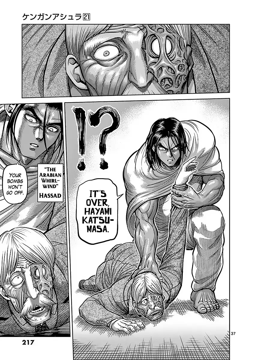 Kengan Asura Chapter 180 page 37 - Chapter 180: Suppression