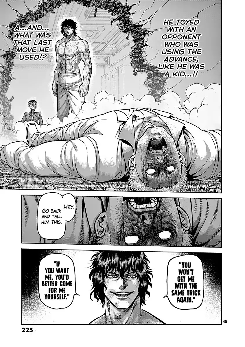 Kengan Asura Chapter 180 page 45 - Chapter 180: Suppression
