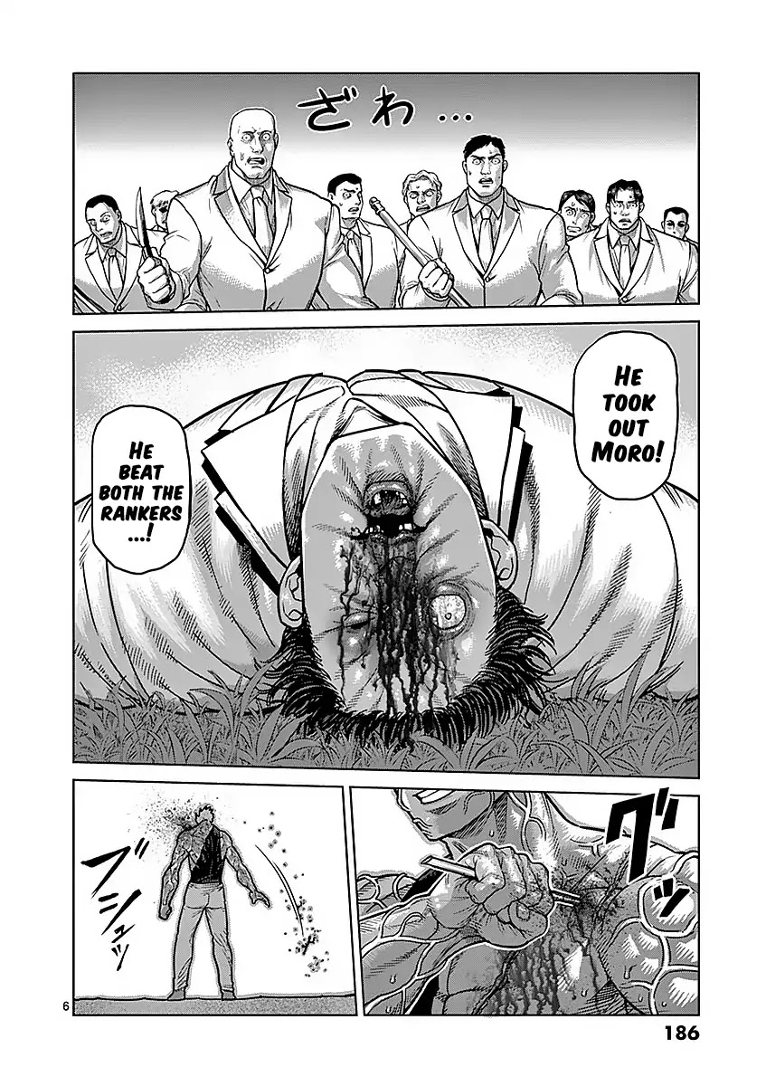 Kengan Asura Chapter 180 page 6 - Chapter 180: Suppression