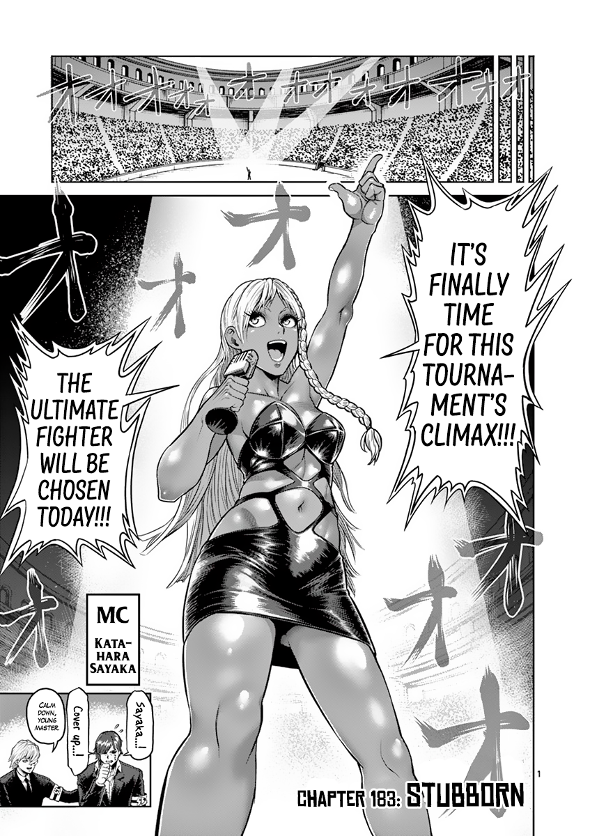 Kengan Asura Chapter 183 page 1 - Chapter 183: Stubborn
