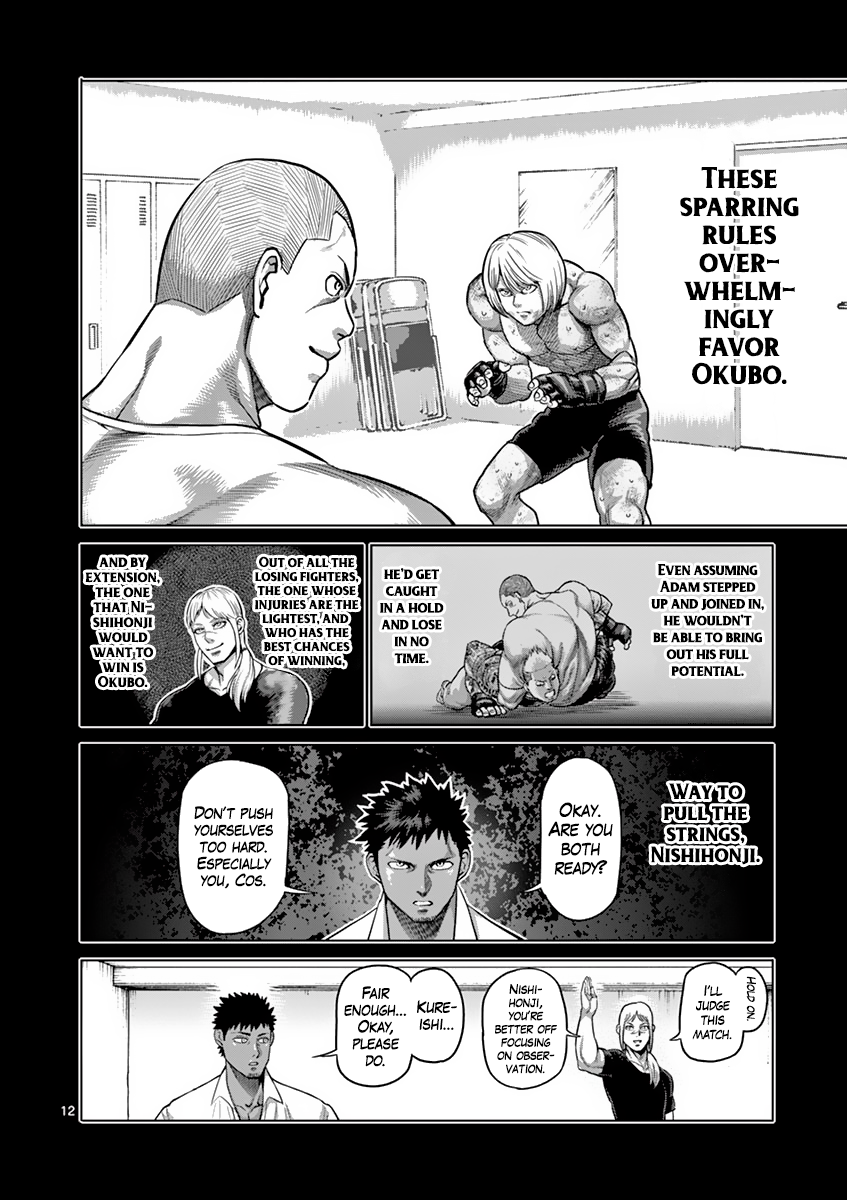 Kengan Asura Chapter 183 page 12 - Chapter 183: Stubborn